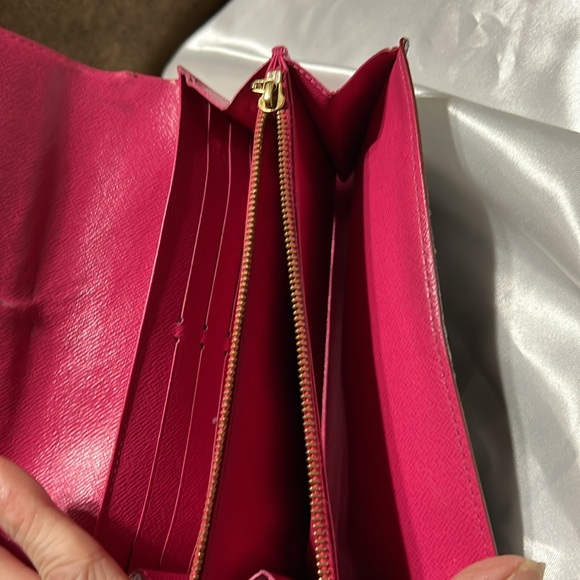 Louis Vuitton multicolor Sarah wallet. - Picture 4 of 7